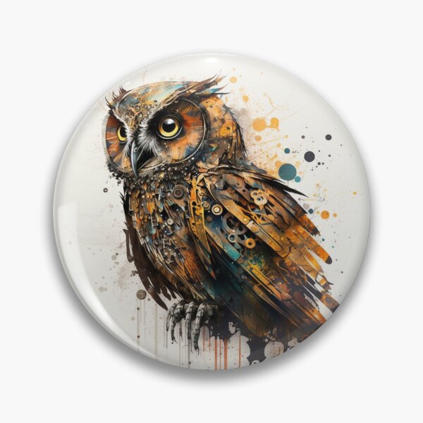Item preview, Steampunk Animals - Mechanical Owl #4 designed and sold by MindAsylum.