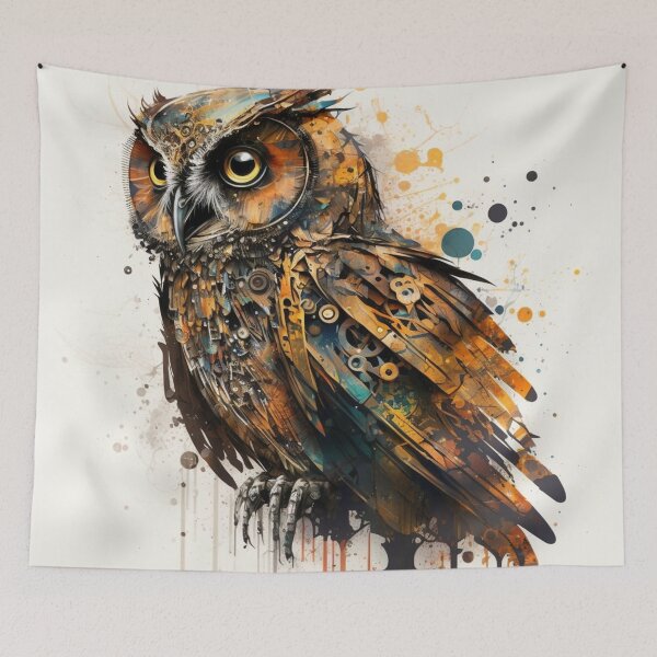 Item preview, Steampunk Animals - Mechanical Owl #4 designed and sold by MindAsylum.