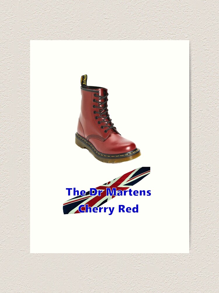 cherry red steel toe boots