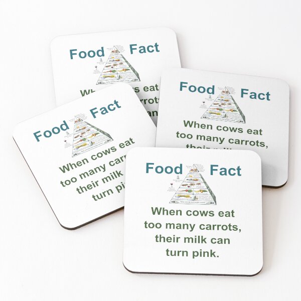 Artikelvorschau, When Cows Eat Too Many Carrots - Food Fact entworfen und verkauft von CrankyOldDude.