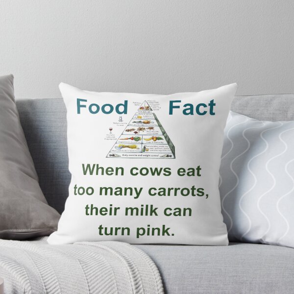 Artikelvorschau, When Cows Eat Too Many Carrots - Food Fact entworfen und verkauft von CrankyOldDude.