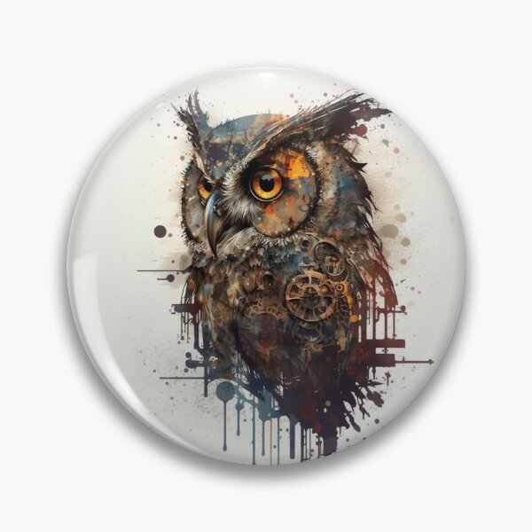 Item preview, Steampunk Animals - Mechanical Owl #5 designed and sold by MindAsylum.