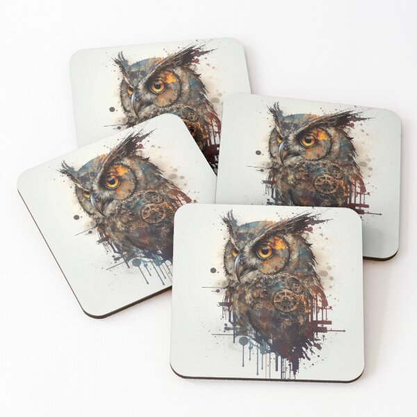 Item preview, Steampunk Animals - Mechanical Owl #5 designed and sold by MindAsylum.