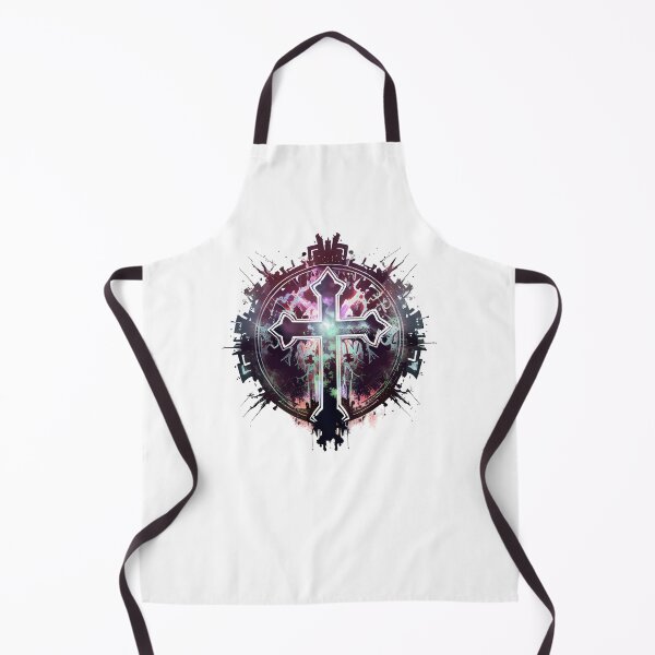Item preview, Tribal Glowing Gothic Cross with Ink Drip designed and sold by ShadowAndSlate.