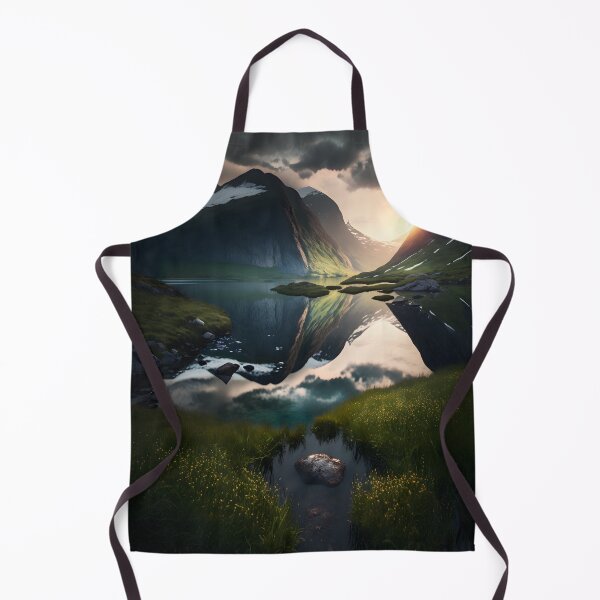 Item preview, Norway Landscape portrait designed and sold by ArtsByAesthetic.