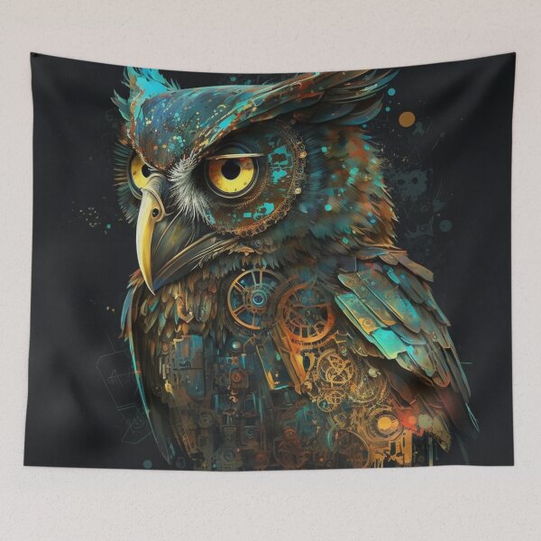 Item preview, Steampunk Animals - Mechanical Owl #6 designed and sold by MindAsylum.