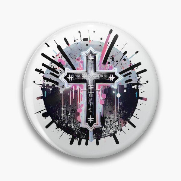 Item preview, Graffiti Gothic Cross designed and sold by ShadowAndSlate.