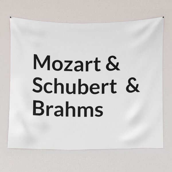 Item preview, Classical music composers - Schubert Mozart Brahms designed and sold by Inspirationmotivation.