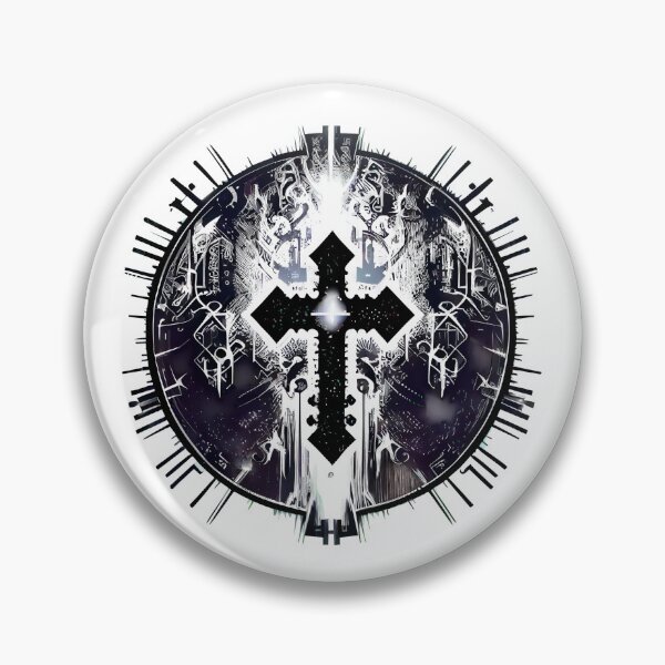 Item preview, Black Ink Gothic Cross designed and sold by ShadowAndSlate.