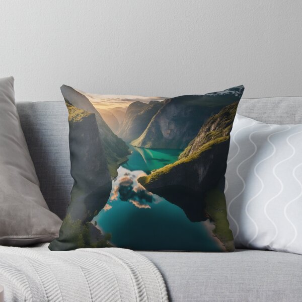 Item preview, Norway Landscape portrait  designed and sold by ArtsByAesthetic.