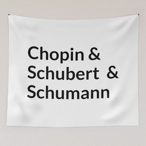 Item preview, Classical music composers - Schubert Schumann Chopin designed and sold by Inspirationmotivation.