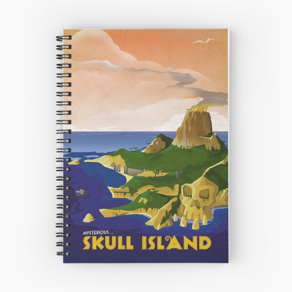 Item preview, Skull Island - King Kong Retro Travel Poster designed and sold by forge22.