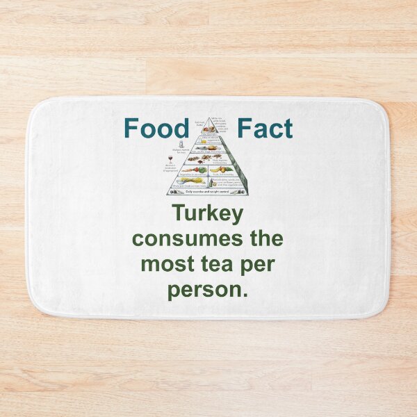 Item preview, Turkey Consumes The Most Tea Per Person - Food Fact designed and sold by CrankyOldDude.