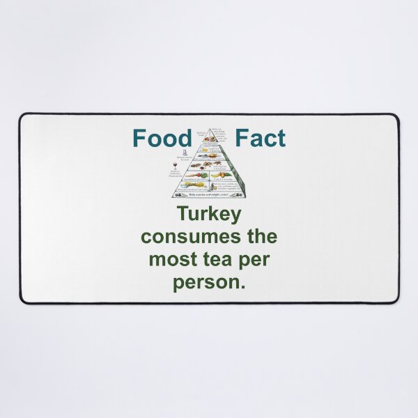 Item preview, Turkey Consumes The Most Tea Per Person - Food Fact designed and sold by CrankyOldDude.