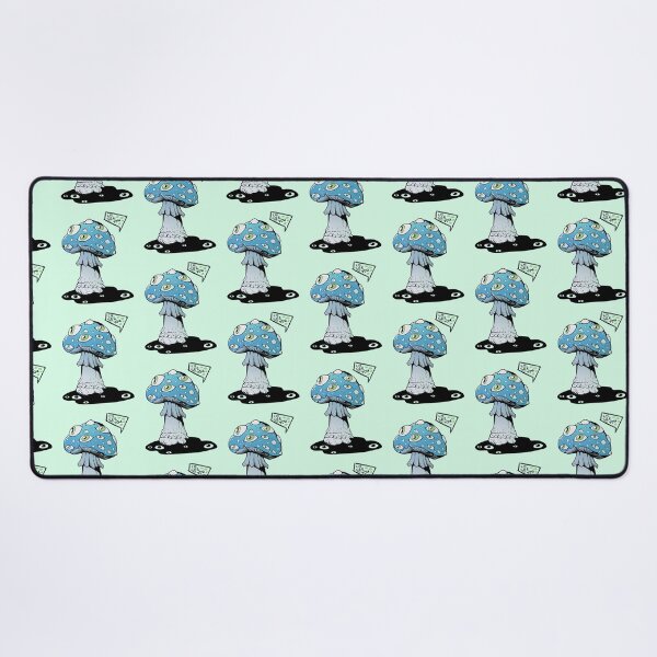 Item preview, Poisonous acid neon blue mushroom with green eyes designed and sold by MalkyTea.