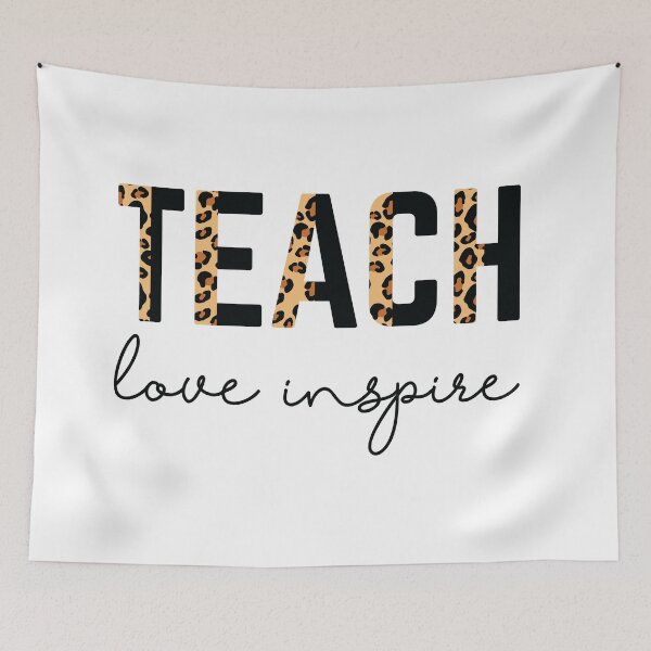Item preview, TEACH LOVE INSPIRE designed and sold by SticerOcean.