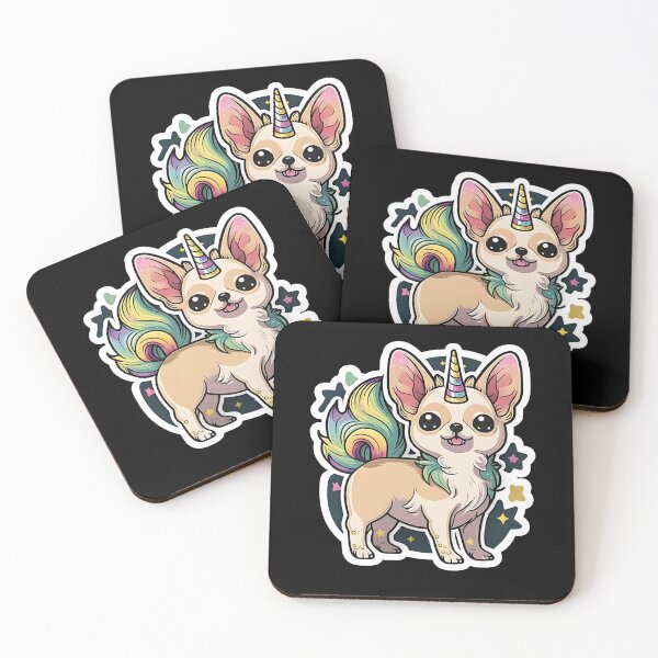 Item preview, Chihuahua Dog Riding Unicorn Magical Art designed and sold by TeeTopiaa.
