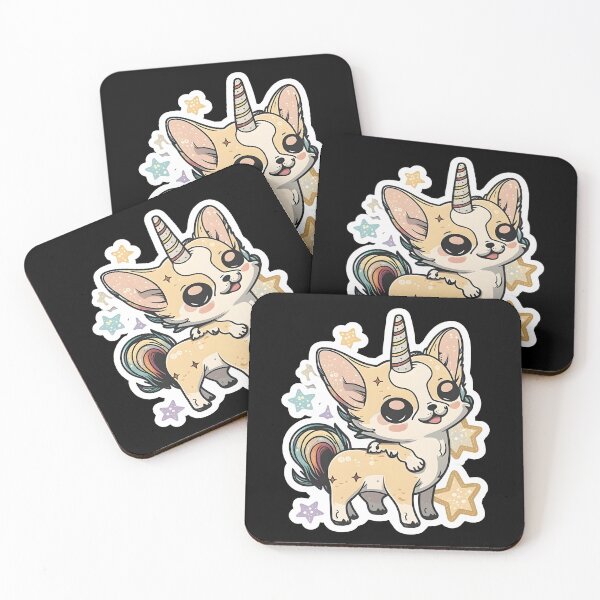 Item preview, Chihuahua Dog Riding Unicorn Magical kawaii Art designed and sold by TeeTopiaa.