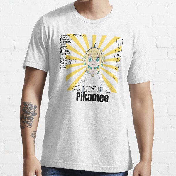 Amano Pikamee,you tube,Pikarmy Unisex t-shirt for Men and Women