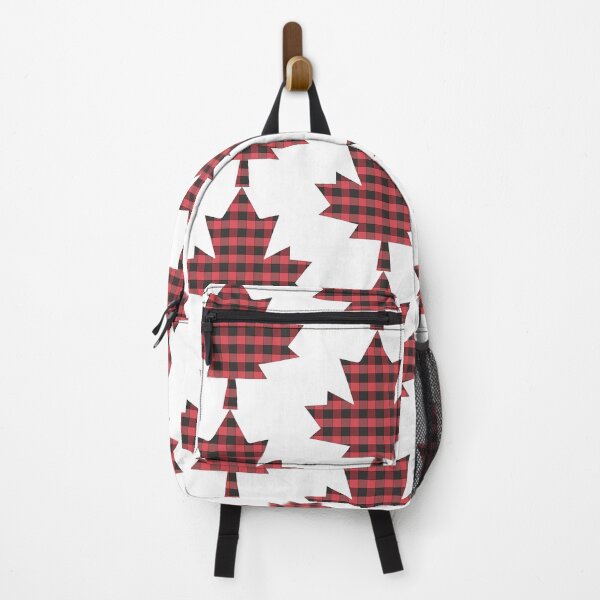 Item preview, Buffalo Check Red and Black Plaid Lumberjack Canadian Style Maple Leaf  designed and sold by Eshat Zaman Munna(Your account ID is: 5776717).