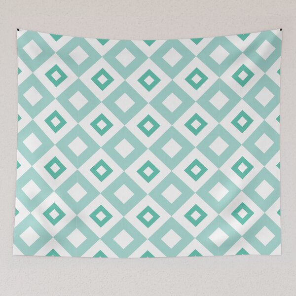 Item preview,   Vintage Pattern - Pale Green Square designed and sold by GobiRchandran.