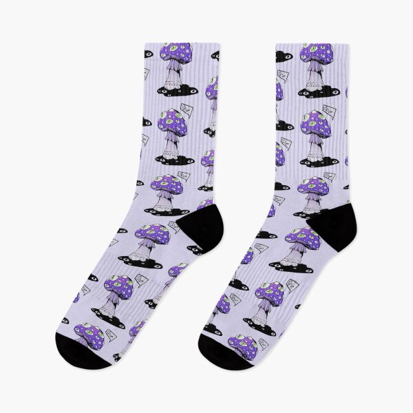 Item preview, Poisonous acid neon purple mushroom with green eyes designed and sold by MalkyTea.