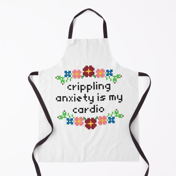 Item preview, Crippling anxiety is my cardio designed and sold by MadebyPixels.