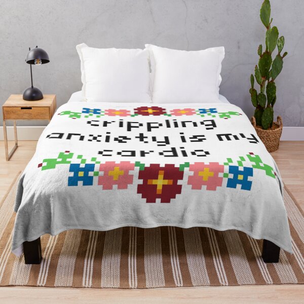 Item preview, Crippling anxiety is my cardio designed and sold by MadebyPixels.