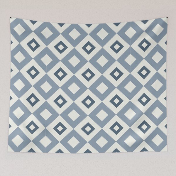 Item preview,  Vintage Pattern - Blue Square designed and sold by GobiRchandran.