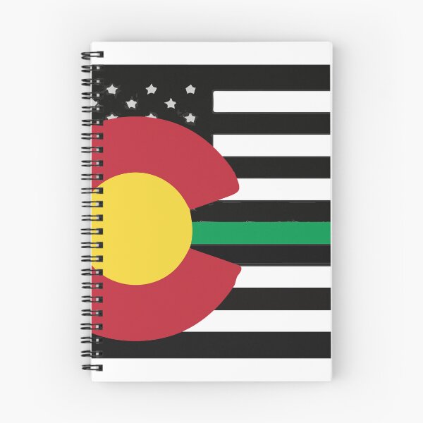 Item preview, Colorado Thin Green line Horizontal Small designed and sold by ColoradDog21.