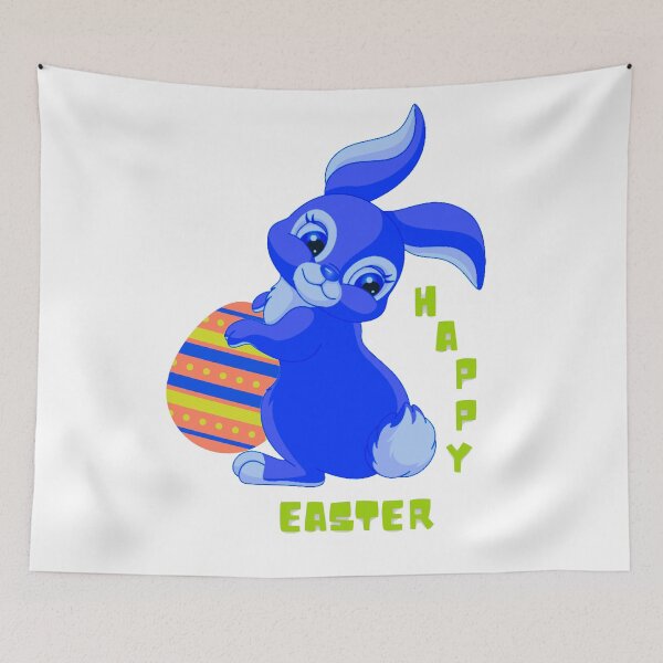 Item preview, Bunny Rabbit Carrying Egg Graphic Funny Saying Happy Easter designed and sold by StarStudio360.