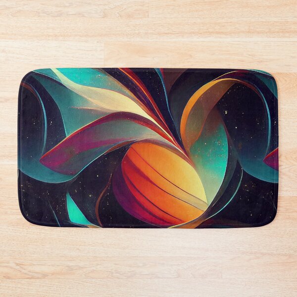 Item preview, abstract art colorful flower galaxy book designed and sold by AstraNovaStudio.