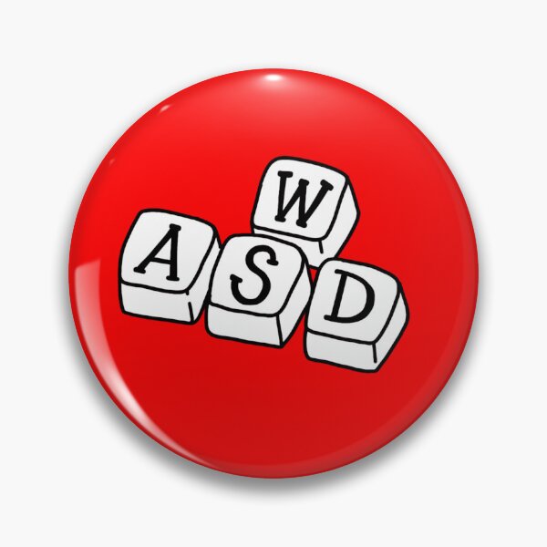 Item preview, WASD Gamer KeyCaps designed and sold by RosePaperParty.