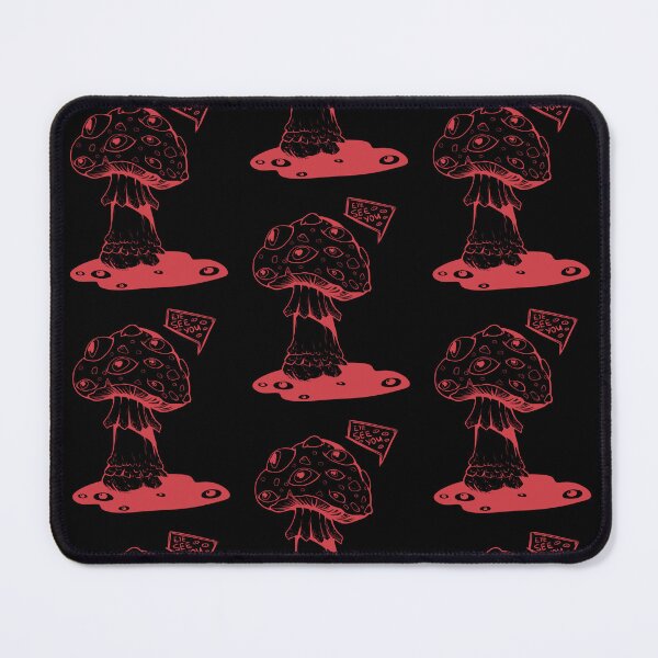 Item preview, Poisonous acid neon red mushroom with eyes designed and sold by MalkyTea.