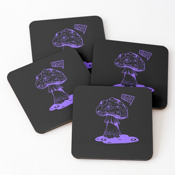 Item preview, Poisonous acid neon purple mushroom with eyes designed and sold by MalkyTea.