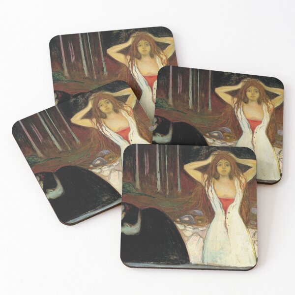 Item preview, Edvard Munch // Ashes art portrait designed and sold by 33ll.