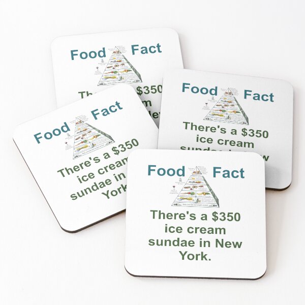 Item preview, There Is A 350 Dollar Ice Cream Sundae - Food Fact designed and sold by CrankyOldDude.