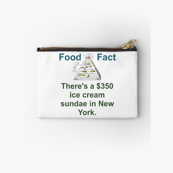 Item preview, There Is A 350 Dollar Ice Cream Sundae - Food Fact designed and sold by CrankyOldDude.