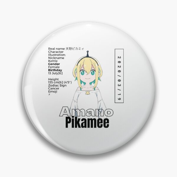 Item preview,  Amano Pikamee,you tube,Pikarmy Unisex t-shirt for Men and Women,monoe t-shirt,tomoshika t-shirts designed and sold by gulnaz797.