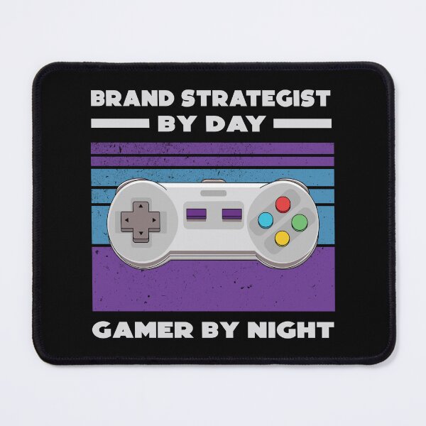 Item preview, Brand strategist by day gamer by night, funny games lovers, humor, joke, meme, gamer worker, Brand strategist job, marketing department designed and sold by SGS-.