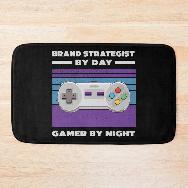 Item preview, Brand strategist by day gamer by night, funny games lovers, humor, joke, meme, gamer worker, Brand strategist job, marketing department designed and sold by SGS-.