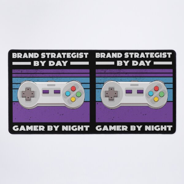 Item preview, Brand strategist by day gamer by night, funny games lovers, humor, joke, meme, gamer worker, Brand strategist job, marketing department designed and sold by SGS-.