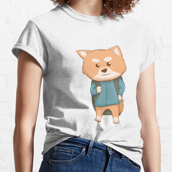 Backpack Traveler Shiba Inu Classic T-Shirt
