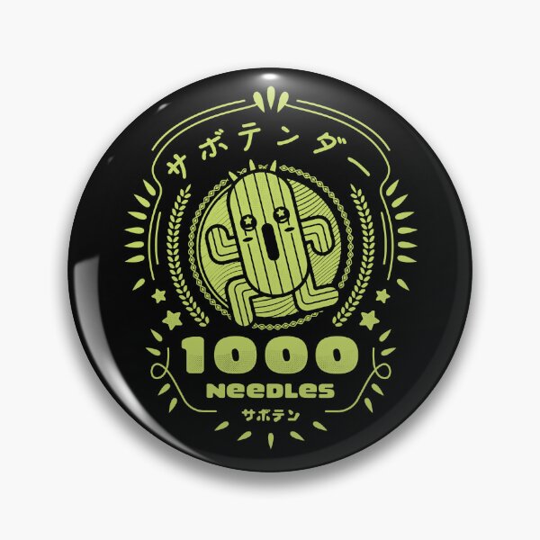 Item preview, Cactuar Needles Emblem designed and sold by Lagelantee.
