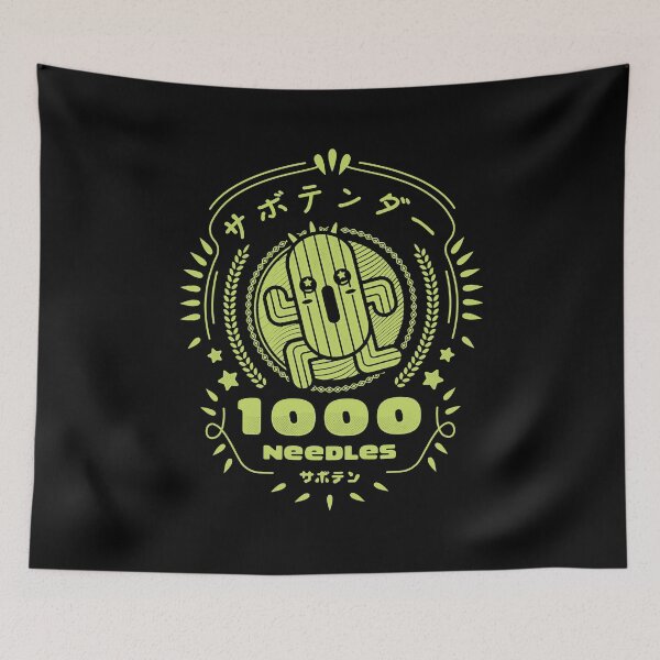 Item preview, Cactuar Needles Emblem designed and sold by Lagelantee.