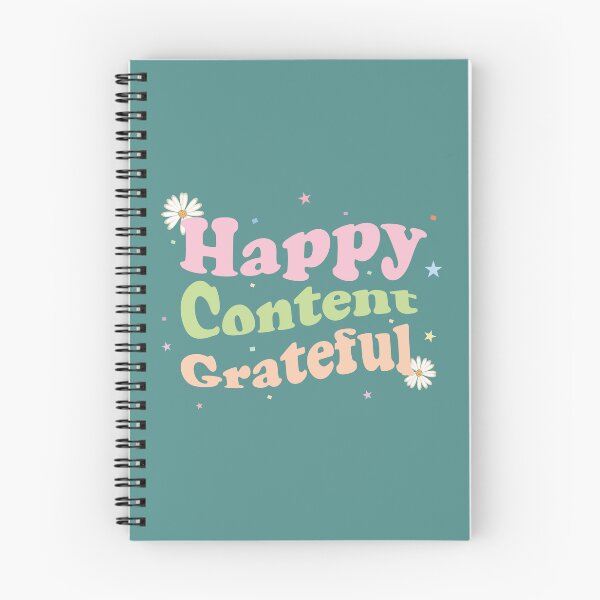 Item preview, Happy Content Grateful designed and sold by SuiGenerisPrint.