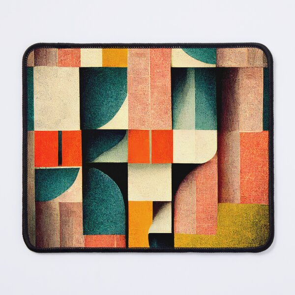 Item preview, Vintage colorful pattern in retro colors geometric shapes designed and sold by HappyTrippy.