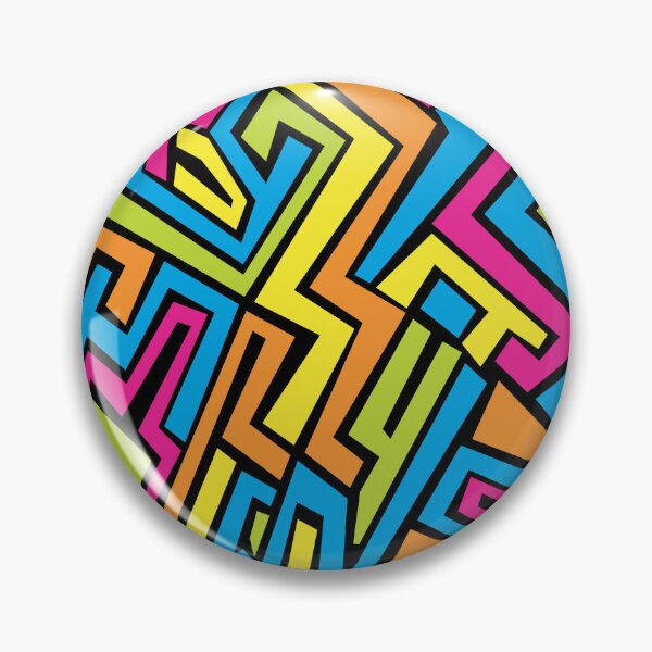 Item preview, Colorful Neon Graffiti Street Art Pattern designed and sold by idovedesign.