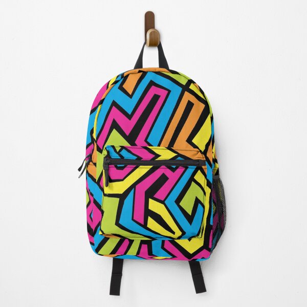 Item preview, Colorful Neon Graffiti Street Art Pattern designed and sold by idovedesign.