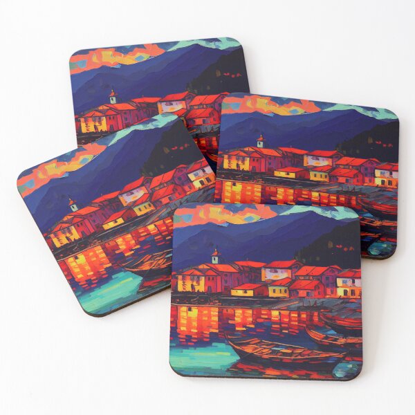 Item preview, expressionism landscape designed and sold by LoveyDesign.
